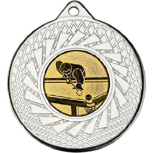 Snooker Blade Medal | Silver | 50mm