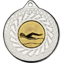 Swimming Blade Medal | Silver | 50mm