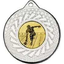 Ten Pin Blade Medal | Silver | 50mm