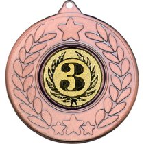 3rd Place Stars and Wreath Medal | Bronze | 50mm