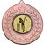 Cricket Stars and Wreath Medal | Bronze | 50mm - M18BZ.CRICKET