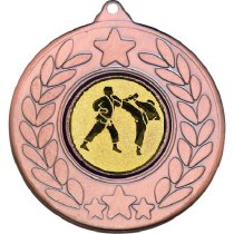 Karate Stars and Wreath Medal | Bronze | 50mm