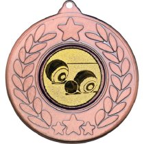 Lawn Bowls Stars and Wreath Medal | Bronze | 50mm
