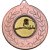 Pool Stars and Wreath Medal | Bronze | 50mm - M18BZ.POOL
