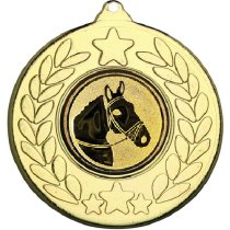 Horse Stars and Wreath Medal | Gold | 50mm