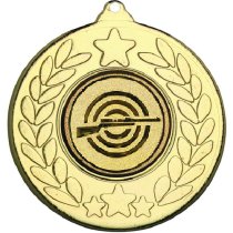 Shooting Stars and Wreath Medal | Gold | 50mm