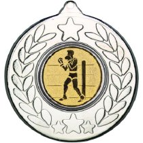 Boxing Stars and Wreath Medal | Silver | 50mm