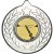 Clay Pigeon Stars and Wreath Medal | Silver | 50mm - M18S.CLAYSHOOT