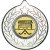 Hockey Stars and Wreath Medal | Silver | 50mm - M18S.HOCKEY