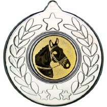 Horse Stars and Wreath Medal | Silver | 50mm