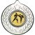 Karate Stars and Wreath Medal | Silver | 50mm - M18S.KARATE