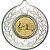 Music Stars and Wreath Medal | Silver | 50mm - M18S.MUSIC