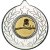 Pool Stars and Wreath Medal | Silver | 50mm - M18S.POOL