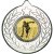 Ten Pin Stars and Wreath Medal | Silver | 50mm - M18S.TENPIN