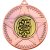 Darts Striped Star Medal | Bronze | 50mm - M26BZ.DARTS