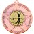 Golf Striped Star Medal | Bronze | 50mm - M26BZ.GOLF