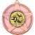 Gymnastics Striped Star Medal | Bronze | 50mm - M26BZ.GYMNASTICS