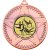 Gymnastics Striped Star Medal | Bronze | 50mm - M26BZ.GYMNASTICS