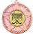 Hockey Striped Star Medal | Bronze | 50mm - M26BZ.HOCKEY