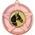 Horse Striped Star Medal | Bronze | 50mm - M26BZ.HORSE