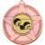 Lawn Bowls Striped Star Medal | Bronze | 50mm - M26BZ.LAWNBOWL