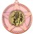 Running Striped Star Medal | Bronze | 50mm - M26BZ.RUNNING