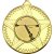 Clay Pigeon Striped Star Medal | Gold | 50mm - M26G.CLAYSHOOT