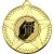 Dominos Striped Star Medal | Gold | 50mm - M26G.DOMINOS