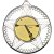 Clay Pigeon Striped Star Medal | Silver | 50mm - M26S.CLAYSHOOT