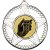 Dominos Striped Star Medal | Silver | 50mm - M26S.DOMINOS