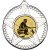 Fishing Striped Star Medal | Silver | 50mm - M26S.FISHING