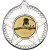 Pool Striped Star Medal | Silver | 50mm - M26S.POOL