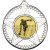 Ten Pin Striped Star Medal | Silver | 50mm - M26S.TENPIN