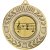 Music Wreath Medal | Antique Gold | 50mm - M35AG.MUSIC