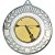 Clay Pigeon Wreath Medal | Antique Silver | 50mm - M35AS.CLAYSHOOT