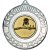 Pool Wreath Medal | Antique Silver | 50mm - M35AS.POOL