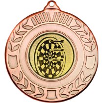 Darts Wreath Medal | Bronze | 50mm