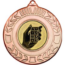 Dominos Wreath Medal | Bronze | 50mm