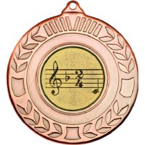 Music Wreath Medal | Bronze | 50mm