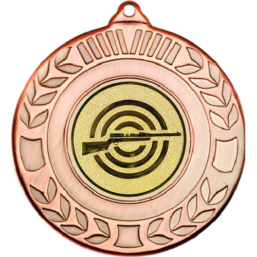 Shooting Wreath Medal | Bronze | 50mm