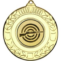 Shooting Wreath Medal | Gold | 50mm