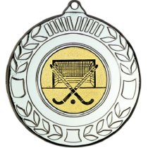Hockey Wreath Medal | Silver | 50mm