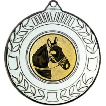 Horse Wreath Medal | Silver | 50mm