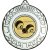Lawn Bowls Wreath Medal | Silver | 50mm - M35S.LAWNBOWL