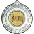 Music Wreath Medal | Silver | 50mm - M35S.MUSIC