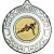 Rugby Wreath Medal | Silver | 50mm - M35S.RUGBY