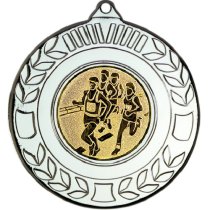 Running Wreath Medal | Silver | 50mm