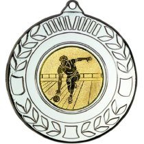 Ten Pin Wreath Medal | Silver | 50mm