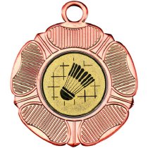 Badminton Tudor Rose Medal | Bronze | 50mm