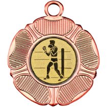 Boxing Tudor Rose Medal | Bronze | 50mm